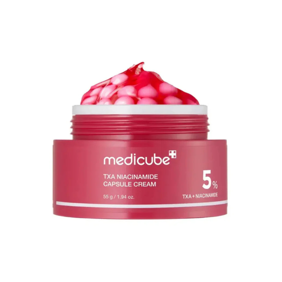 Medicube TXA Niacinamide Capsule Cream hidratante iluminador con ácido tranexámico y niacinamida