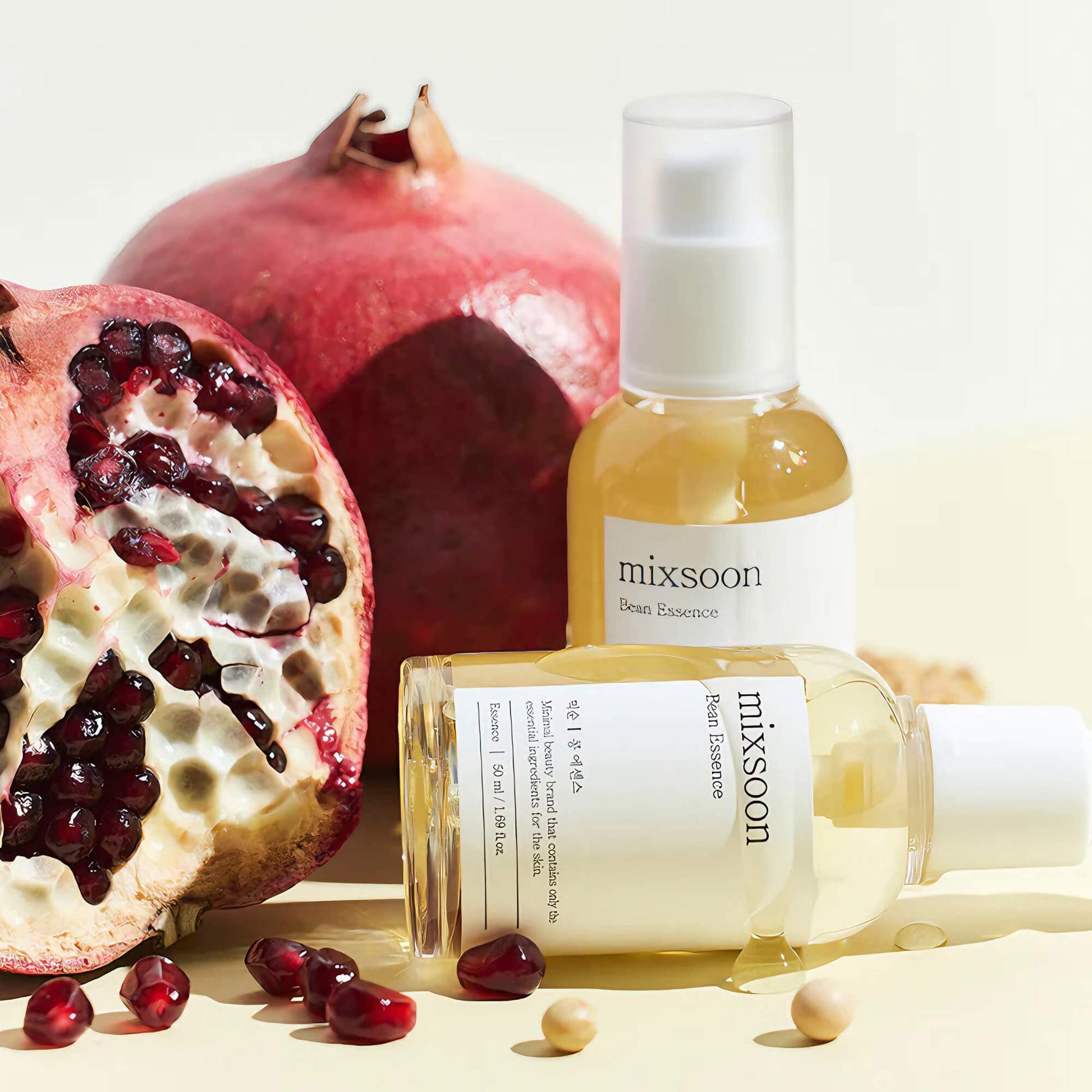 Mixsoon Bean Essence –30ml / 50ml / 100ml  Esencia Fermentada de Soja para Hidratación Profunda y Renovación Celular