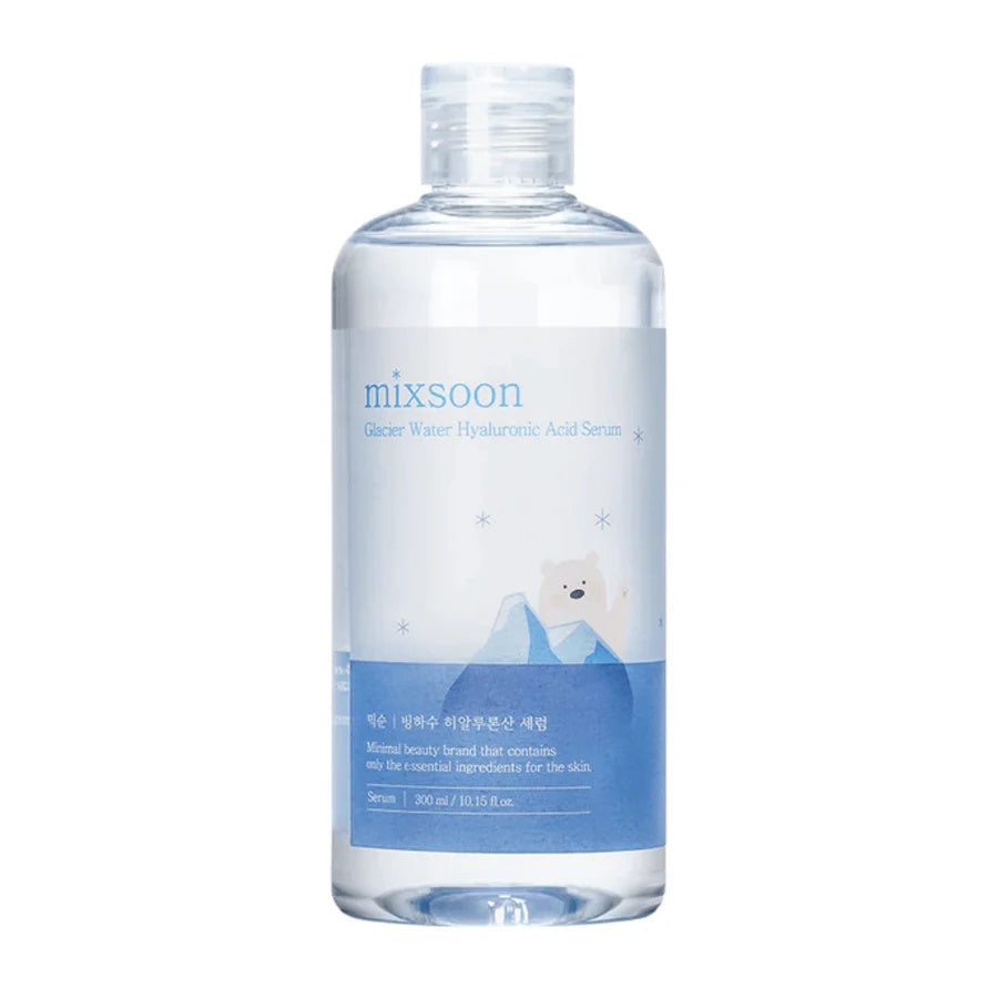 Mixsoon – Glacier Water Hyaluronic Acid Serum 300ml | Sérum Hidratante Profundo · Cosmética Coreana K-Beauty