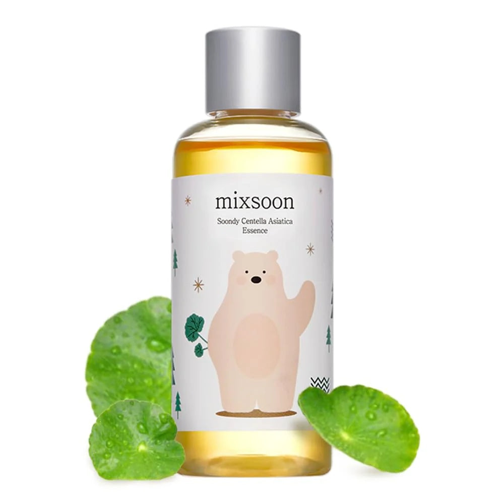Mixsoon Soondy Esencia Facial de Centella Asiática 100ml – Calmante, Reparadora y Apta para Pieles Sensibles