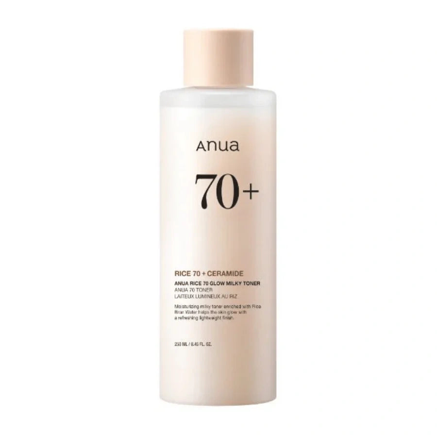 ANUA – Rice 70 Glow Milky Toner con Agua de Arroz y Niacinamida – 250ml