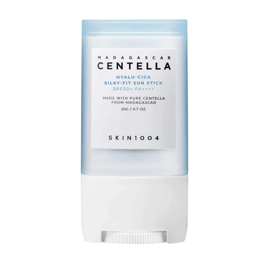 SKIN1004 Madagascar Centella Hyalu-Cica Silky-Fit Sun Stick SPF50+ PA++++ – Protector Solar en Barra con Centella Asiática y Ácido Hialurónico (20g)