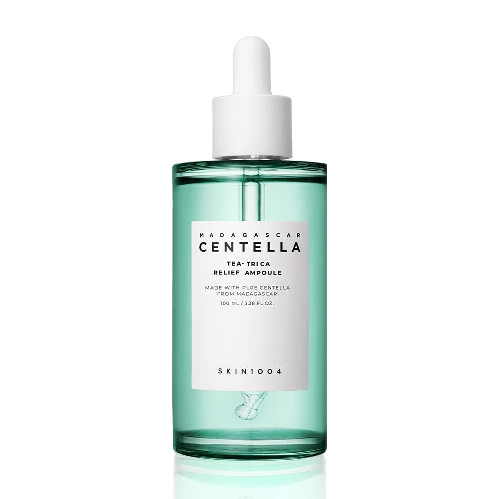SKIN1004 Centella Tea-Trica Relief Ampoule | Suero Calmante Antiacne  K-Beauty (100ml)