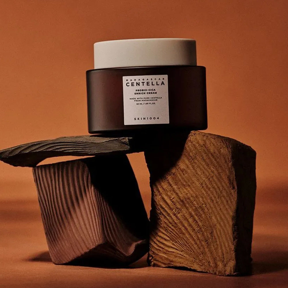 SKIN1004 Madagascar Centella Probio-Cica Enrich Cream | Crema Reparadora y Fortalece la Barrera Cutánea – Cosmética Coreana K-Beauty (50ml)