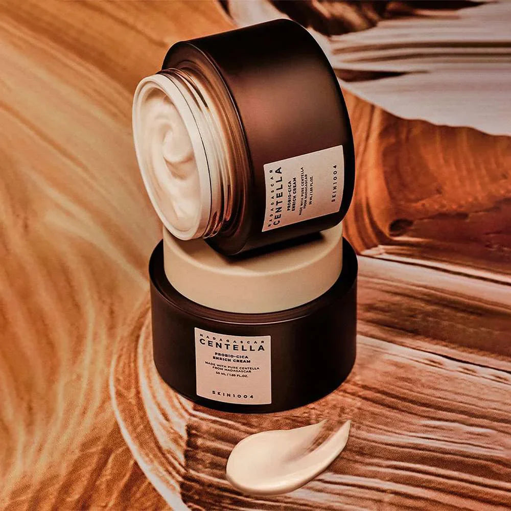 SKIN1004 Madagascar Centella Probio-Cica Enrich Cream | Crema Reparadora y Fortalece la Barrera Cutánea – Cosmética Coreana K-Beauty (50ml)