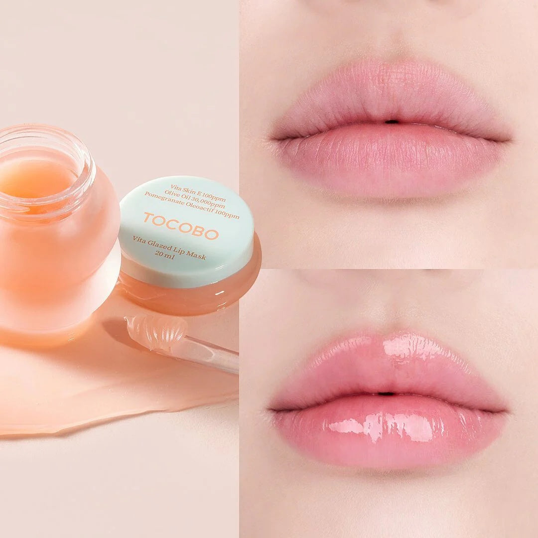 TOCOBO – Mascarilla de Labios Vita Glazed 20ml – Hidratación y Brillo Nutritivo