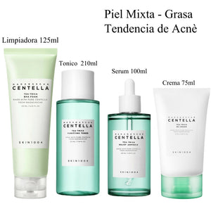SKIN1004 Rutina Antiacné Tea-Trica para Piel Mixta-Grasa – Limpieza, Equilibrio y Cuidado Calmante