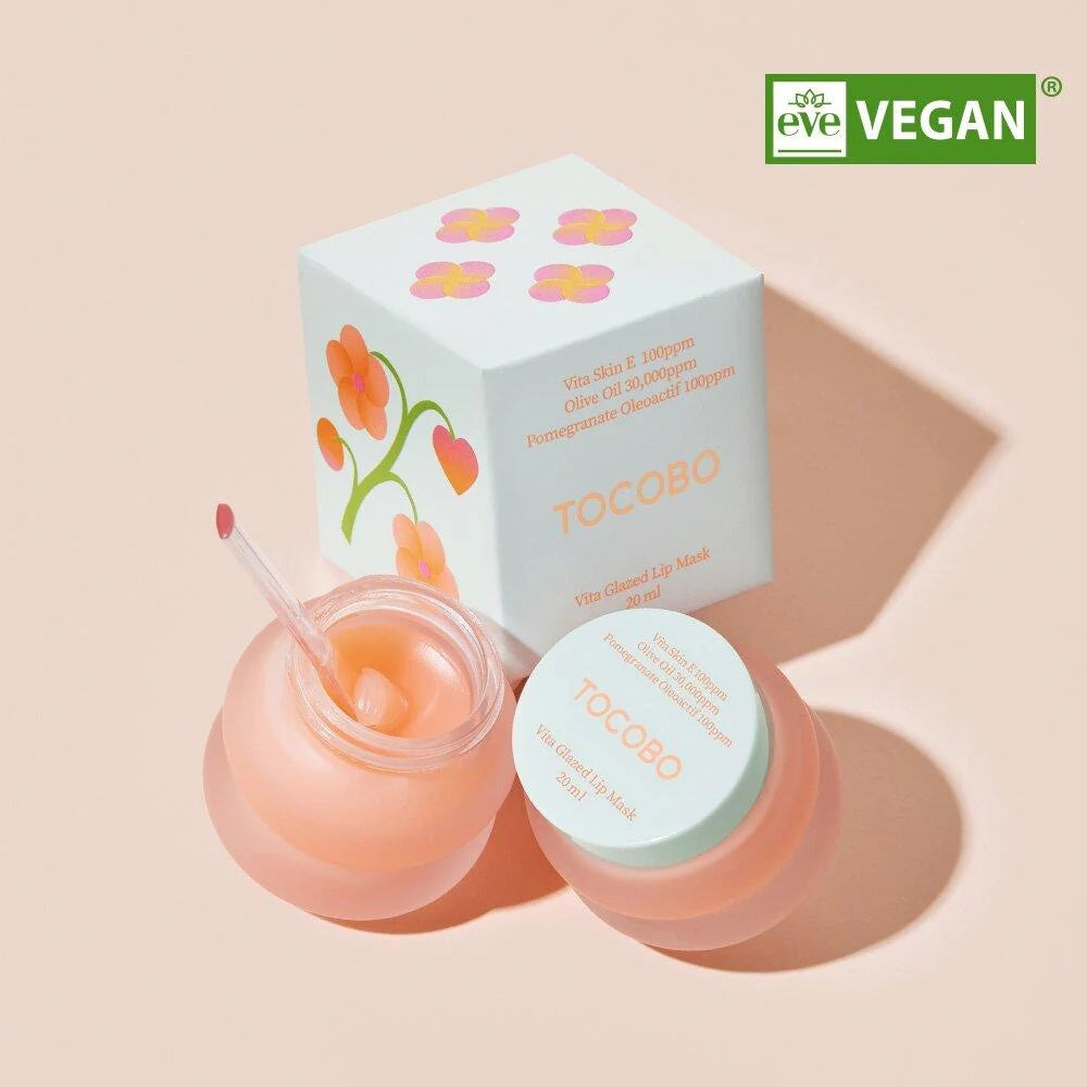 TOCOBO – Mascarilla de Labios Vita Glazed 20ml | Hidratación Intensa & Brillo Nutritivo