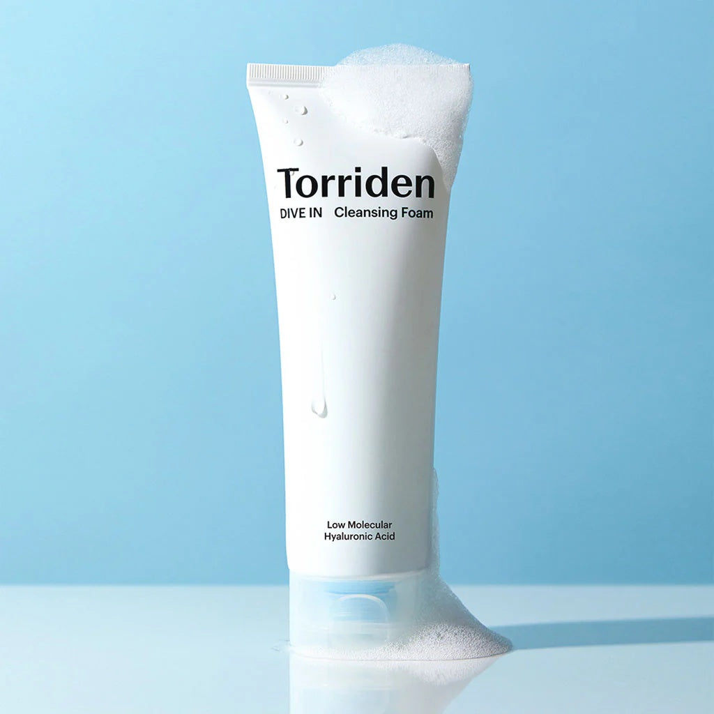 TORRIDEN DIVE-IN Espuma Limpiadora con Ácido Hialurónico de Bajo Peso Molecular – 150ml
