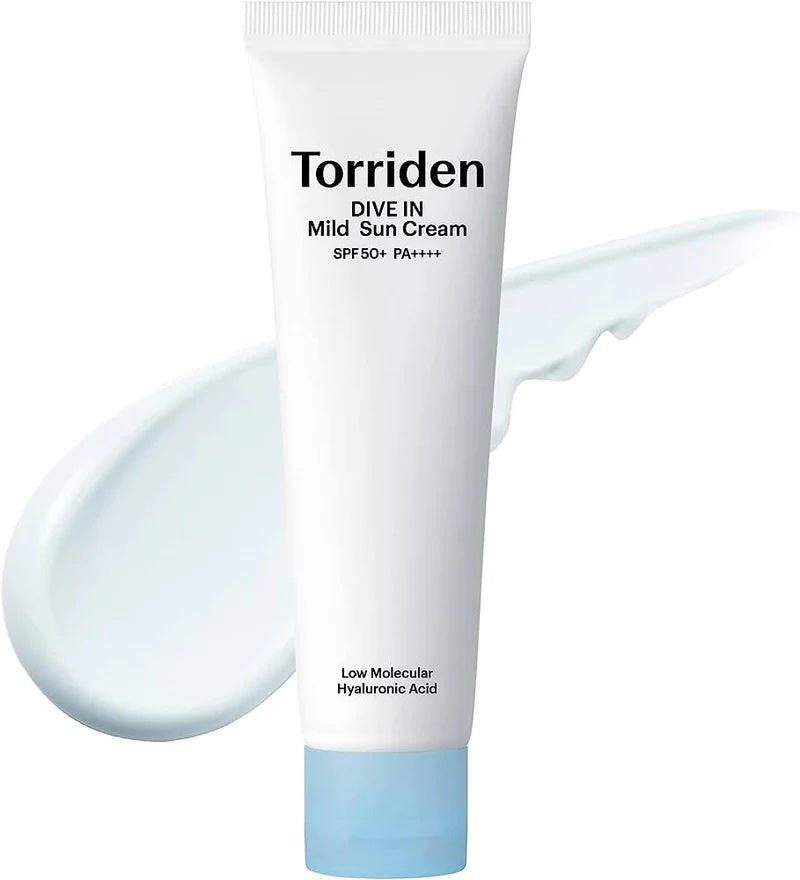 Torriden DIVE-IN Protector Solar Mineral SPF50+ PA++++ – Protección Suave para Piel Sensible 60ml