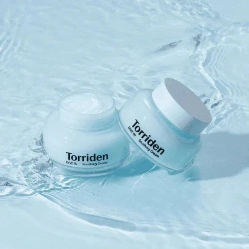 Torriden DIVE-IN Crema Hidratante Calmante con Ácido Hialurónico de Bajo Peso Molecular – Refuerza la Barrera de la Piel 100ml