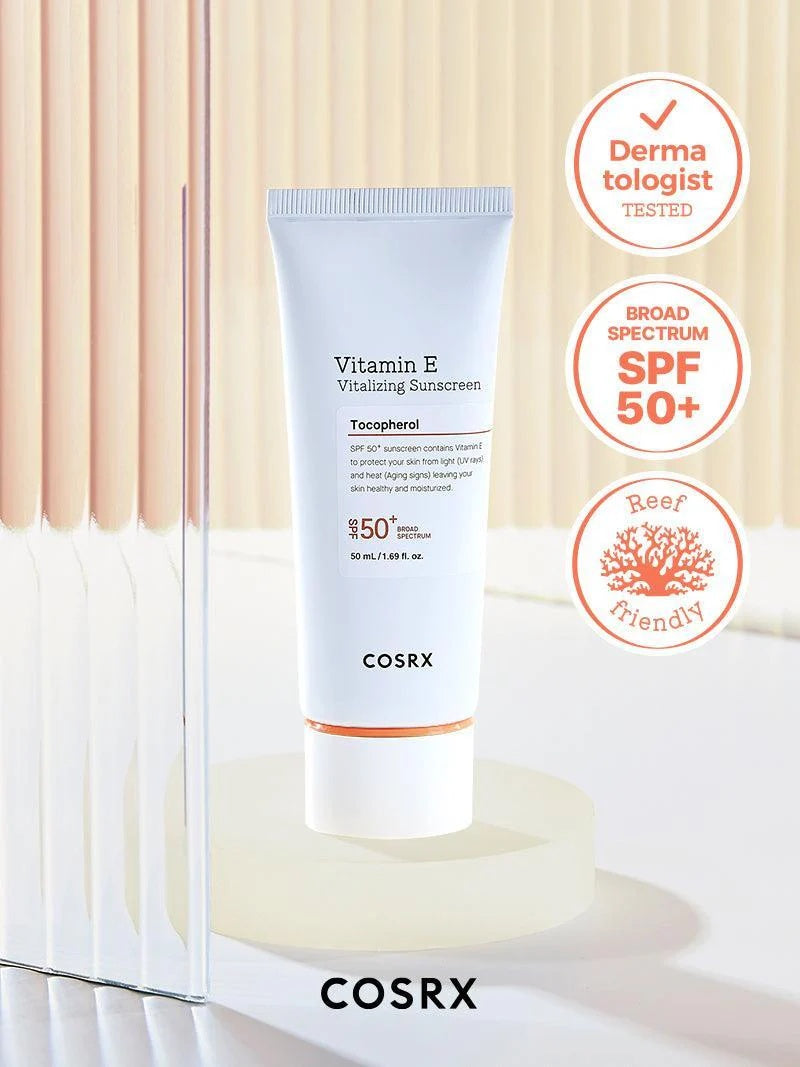 COSRX Vitamin E SPF 50+ Daily Sunscreen – 50ml