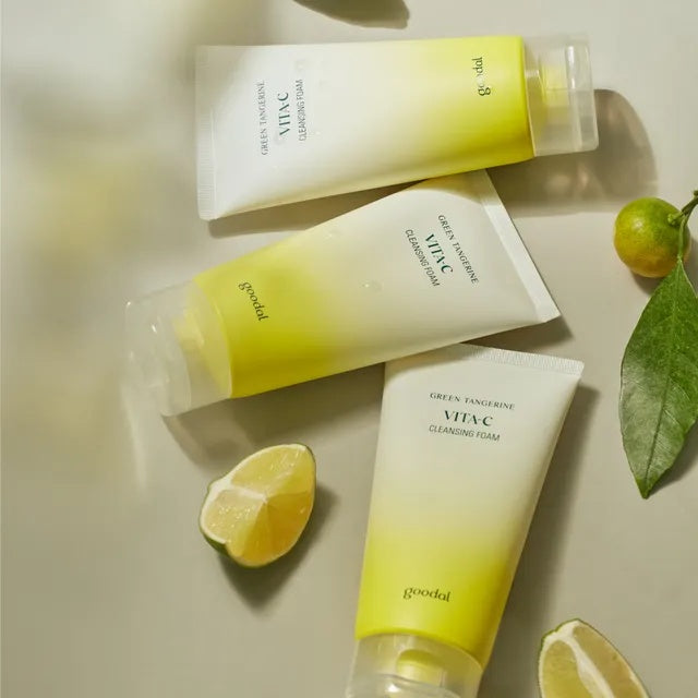 Green Tangerine Vita-C Deep Cleansing Foam 150ml | Espuma Limpiadora Iluminadora con Vitamina C – Cosmética Coreana
