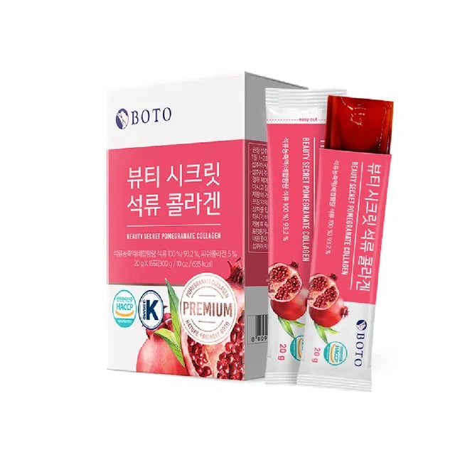 BOTO – Beauty Secret Pomegranate Collagen 20g x 15 Sticks