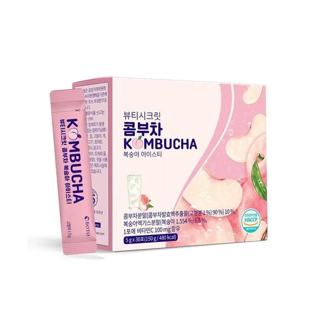 BOTO – Beauty Secret Kombucha Peach Ice Tea 5g x 30 Sticks