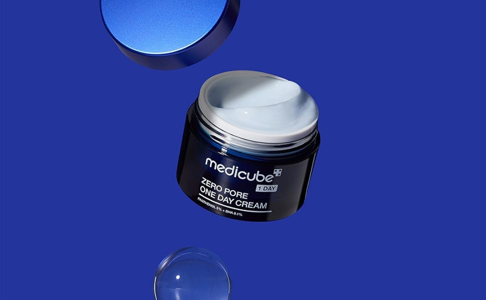 Medicube – Zero Pore One Day Cream 50ml – Crema Ligera para Minimizar Poros e Hidratar