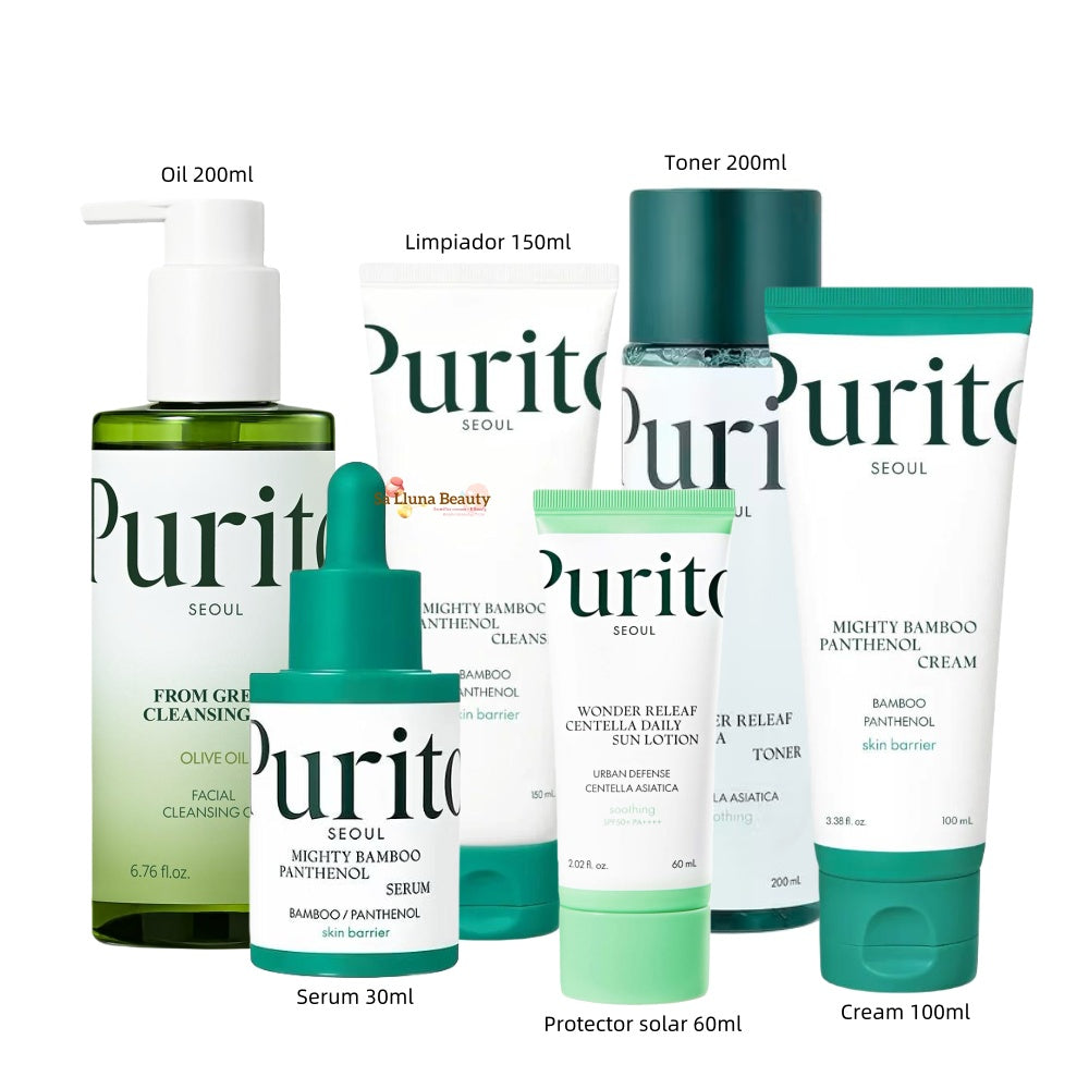 Purito Seoul – Rutina Completa Reparación Barrera Cutánea (6 pasos)