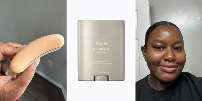 Abib – Airy Sunstick Smoothing Bar SPF50+ PA++++ – Protector Solar en Barra con Acabado Mate para Rostro y Cuerpo