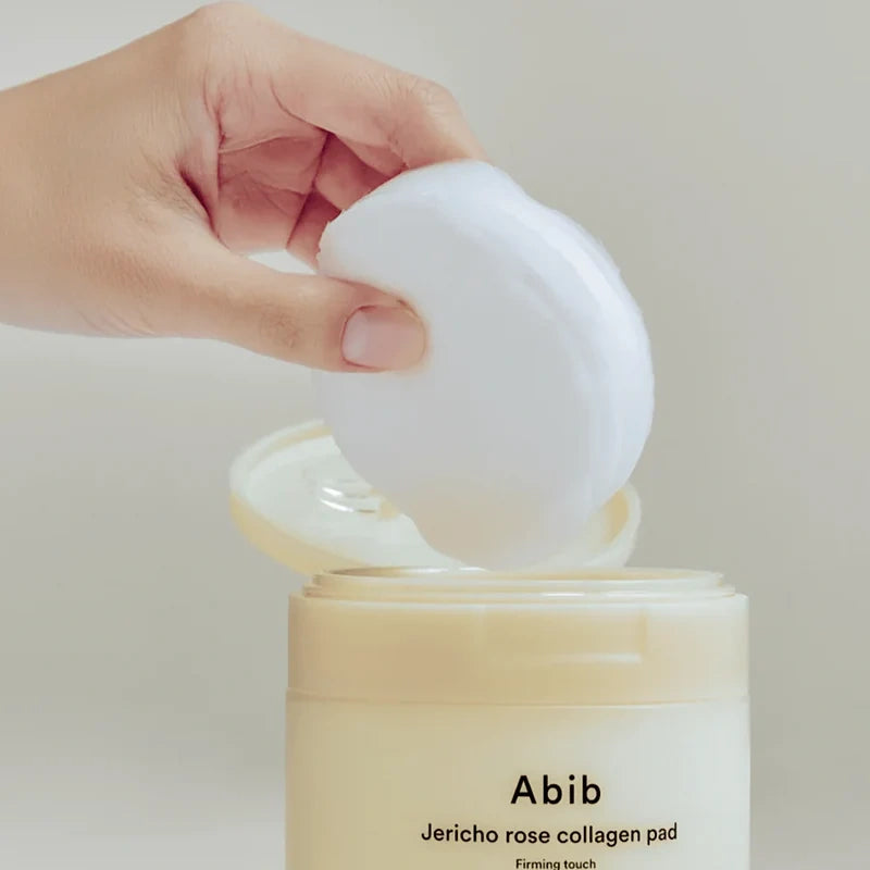 Abib – Jericho Rose Collagen Pad Firming Touch 60 uds – Discos Faciales Tonificantes con Colágeno