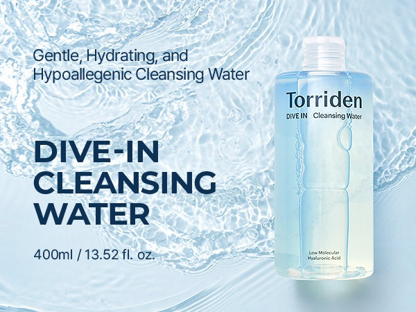 Torriden DIVE-IN Agua Micelar Limpiadora con Ácido Hialurónico – Hidratación y Limpieza Suave 400ml