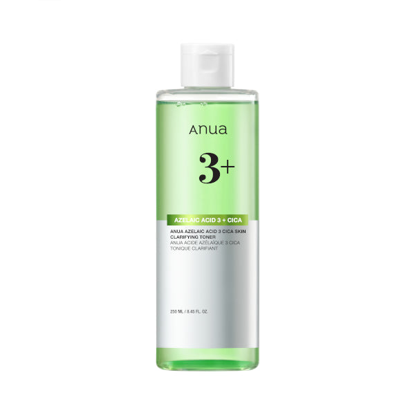 ANUA – Azelaic Acid 3 Cica Skin Clarifying Toner | Tónico Calmante y Regulador del Sebo