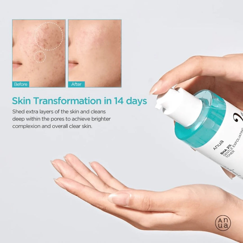 Anua – Tónico Exfoliante Suave BHA 2% 150ml: Limpieza Profunda y Piel Renovada