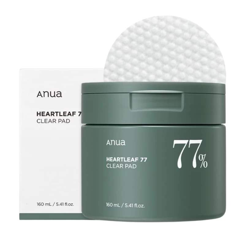 ANUA Heartleaf 77% Toner Pad – Almohadillas Calmantes e Hidratantes (160 ml)