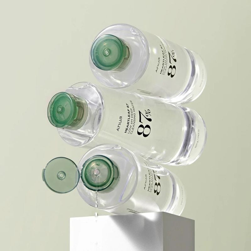 Anua – Agua Limpiadora Heartleaf Low pH 500ml – Desmaquillante Suave y Calmante