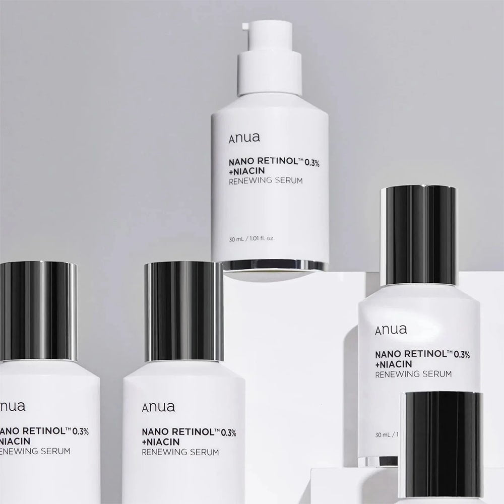 Anua – Sérum Renovador con Nano Retinol 0,3% y Niacinamida | Antiedad y Anti-Manchas (30 ml)
