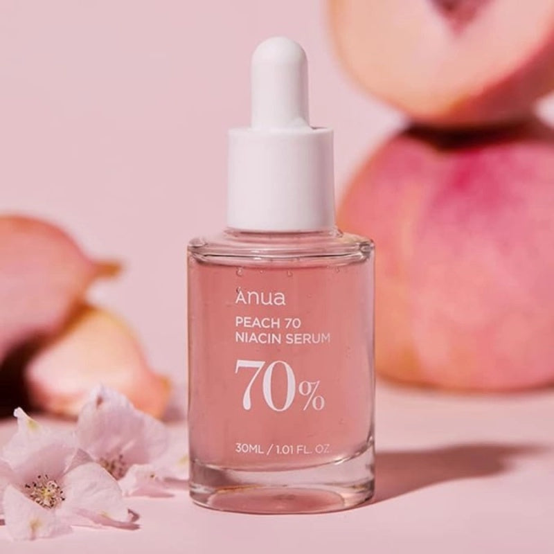 Anua – Sérum Iluminador con 70% de Extracto de Melocotón y Niacinamida | Anti-Manchas y Hidratante (30 ml)