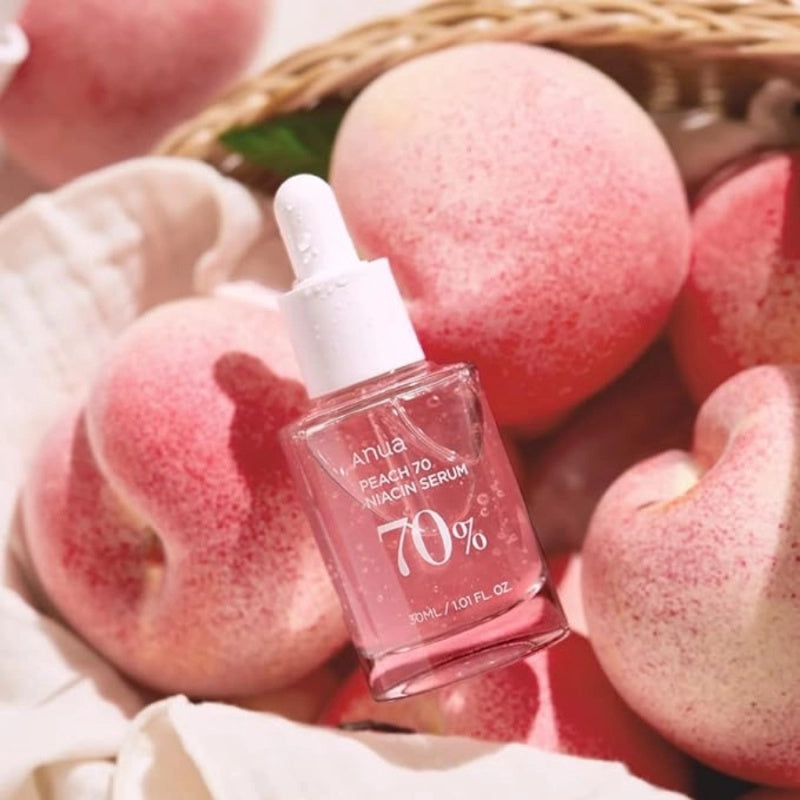 Anua – Sérum Iluminador con 70% de Extracto de Melocotón y Niacinamida | Anti-Manchas y Hidratante (30 ml)