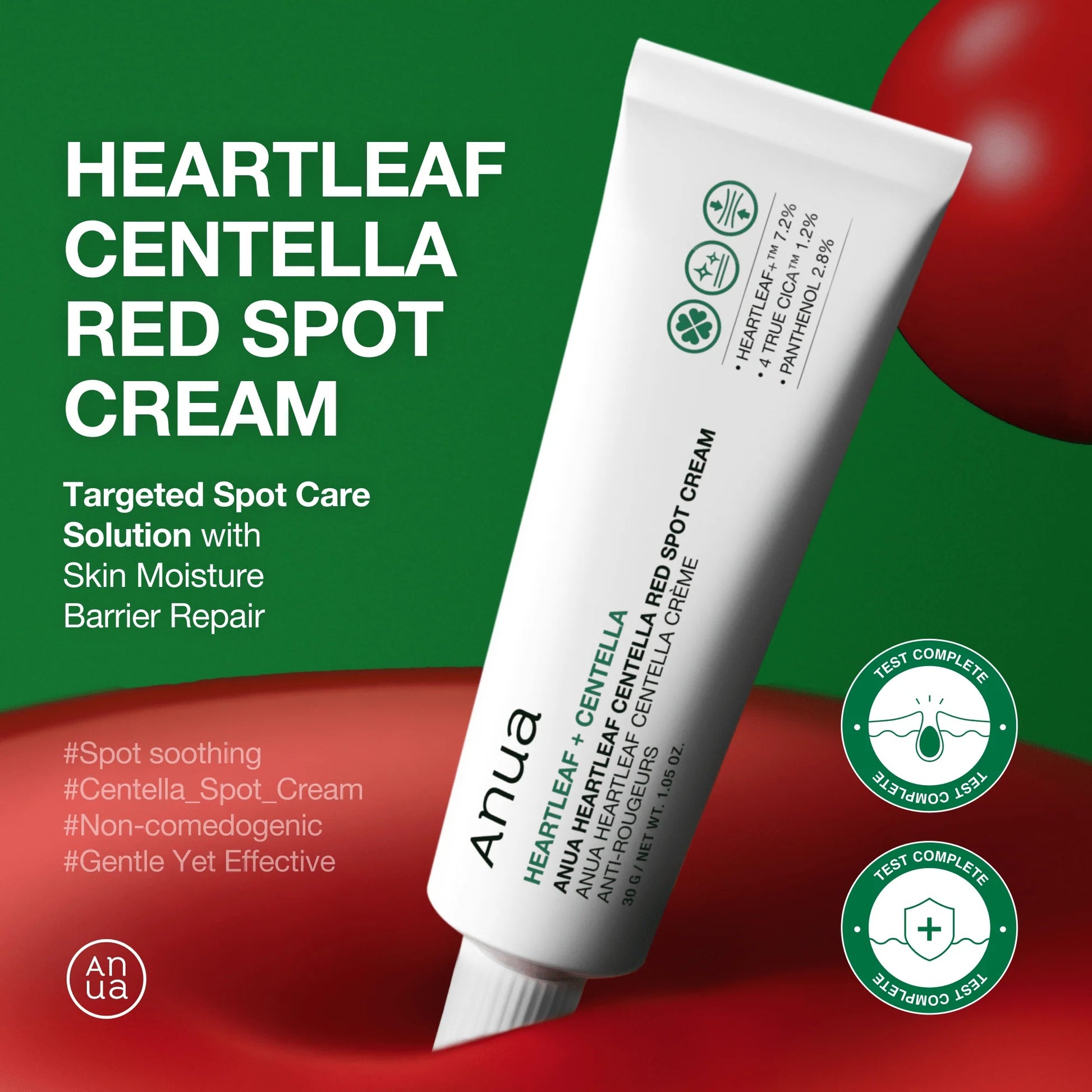 Anua – Crema Calmante Centella Red Spot, 30ml