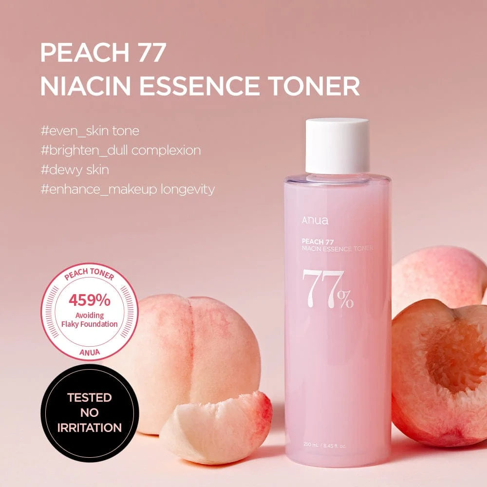 Anua Peach 77% Niacin Essence Toner – 250 ml