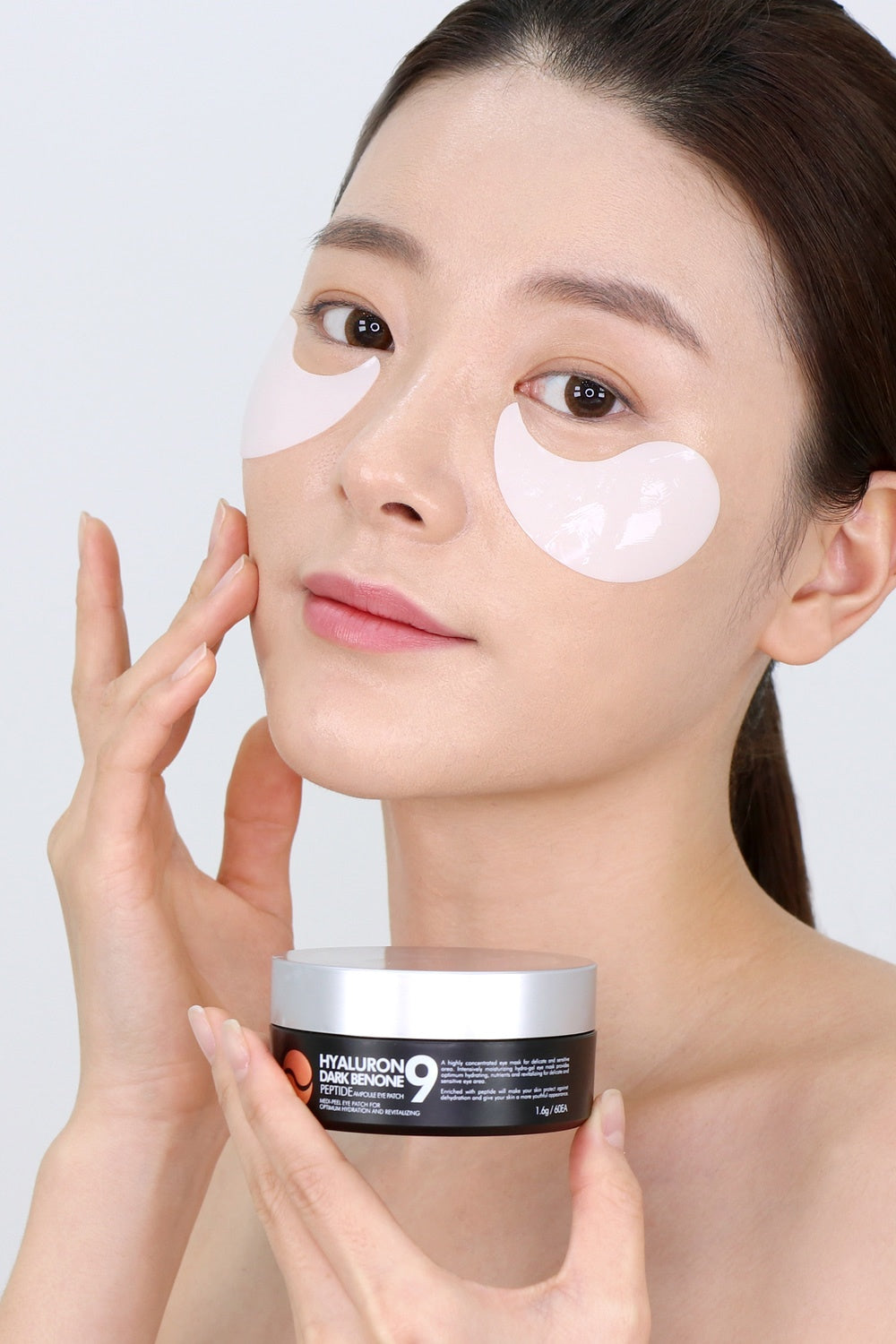 MEDI-PEEL – Hyaluron Dark Benone Peptide 9 Eye Patch (60 ud) | Parche Contorno de Ojos Antiedad