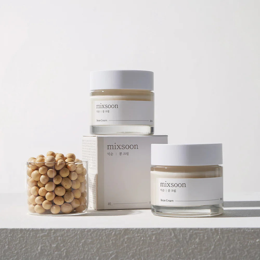 Mixsoon Bean Cream – Crema Hidratante Intensiva con Fermentos de Soja 50ml | Nutrición Profunda y Piel Radiante