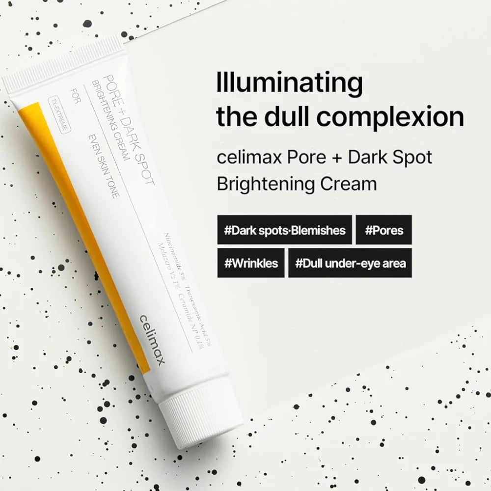 Celimax Pore + Dark Spot Brightening Cream 35ml | Crema Iluminadora Anti-Manchas y Poros – Cosmética Coreana