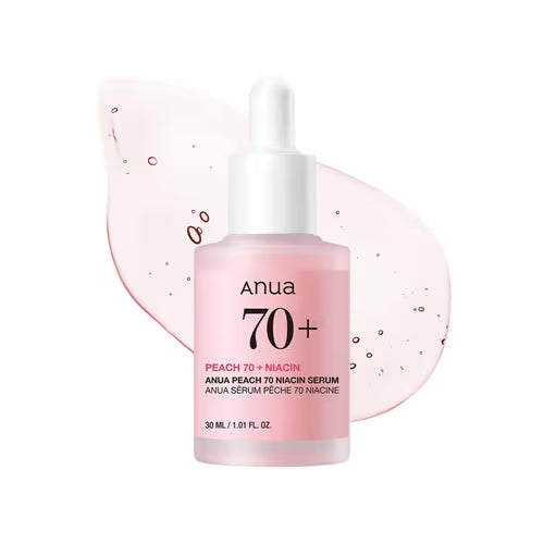 Anua – Sérum Iluminador con 70% de Extracto de Melocotón y Niacinamida | Anti-Manchas e Hidratante (30 ml)