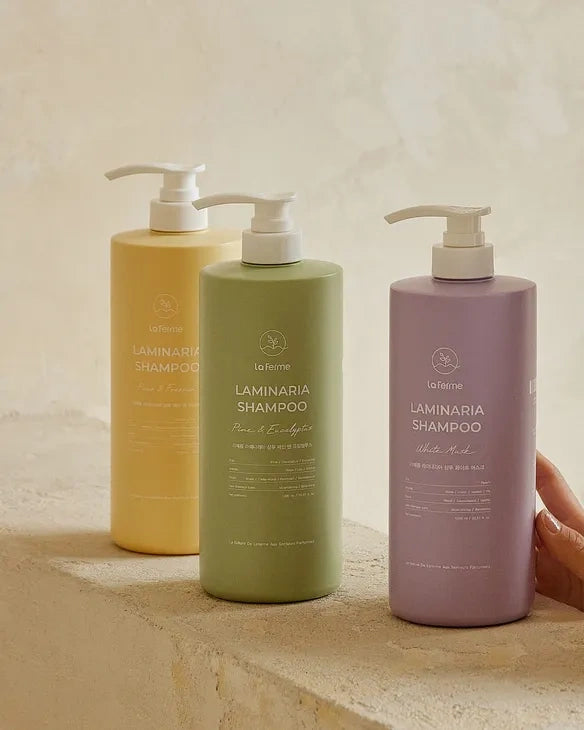 Laferme Laminaria Shampoo Lila  con Ingredientes Orgánicos – Champú Nutritivo y Fortalecedor