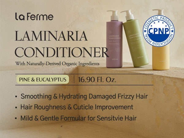 Laferme – Acondicionador con Laminaria e Ingredientes Orgánicos para Cabello Dañado