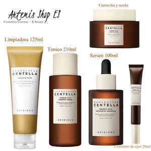 Set Restaurador Probio-Cica – SKIN1004 Madagascar Centella (5 pasos) Limpieza profunda, refuerzo de la barrera cutánea y cuidado completo diario