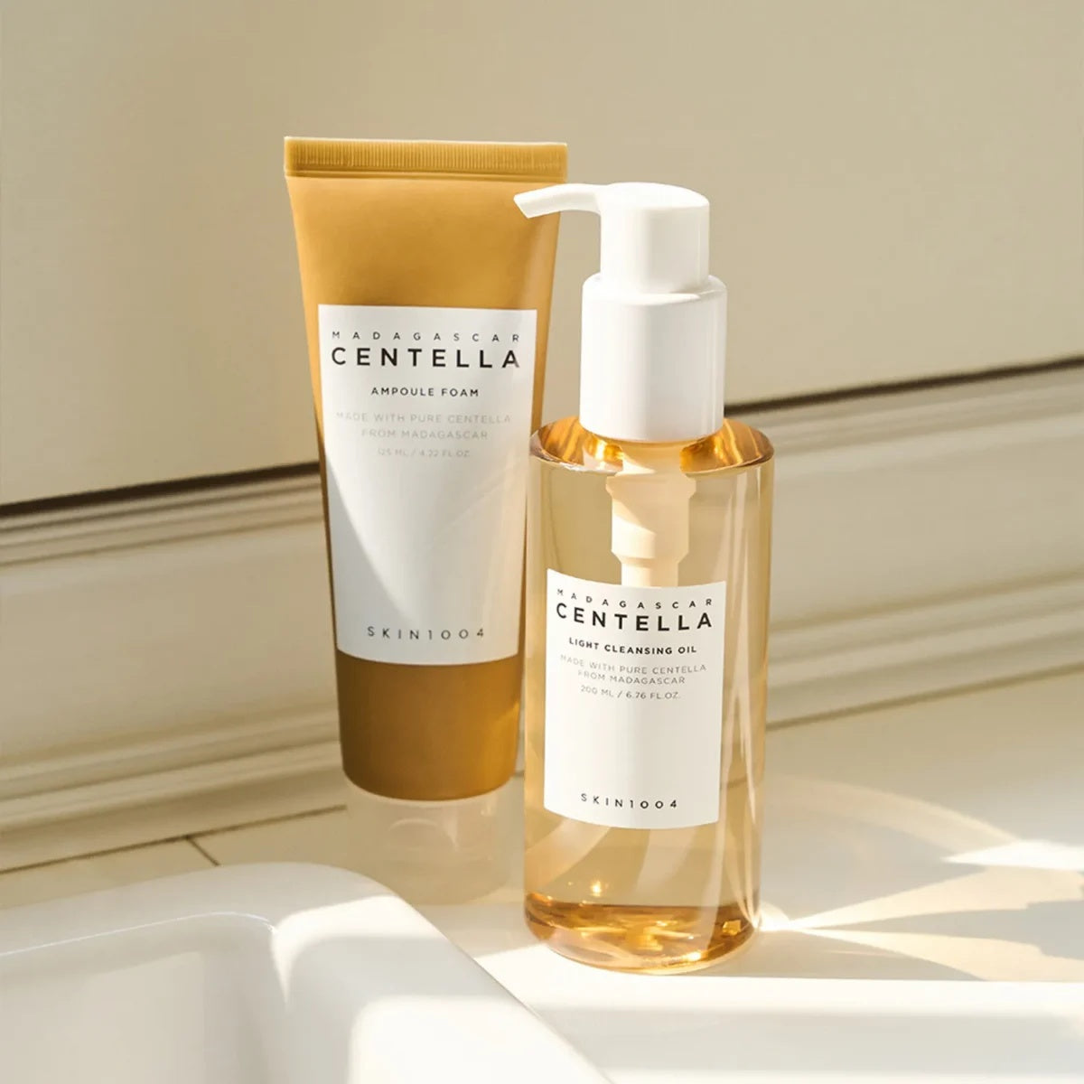 SKIN1004 Centella – Pack de Doble Limpieza Suave con Aceite + Espuma | Para Piel Sensible y Equilibrada