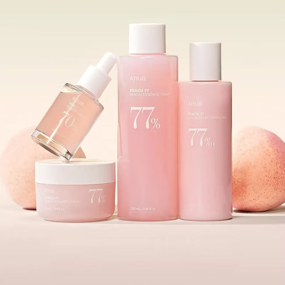 Anua – Crema Enriquecida con 77% de Extracto de Melocotón y Niacinamida | Hidratante e Iluminadora (50 ml)