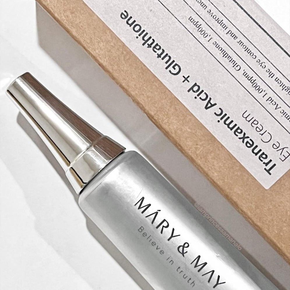 Mary&May – Crema de Ojos con Ácido Tranexámico + Glutatión 30ml – Iluminadora y Antimanchas