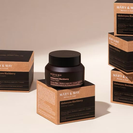 Mary&May – Crema Intensiva con Idebenona y Mora 70g – Antioxidante y Antiedad
