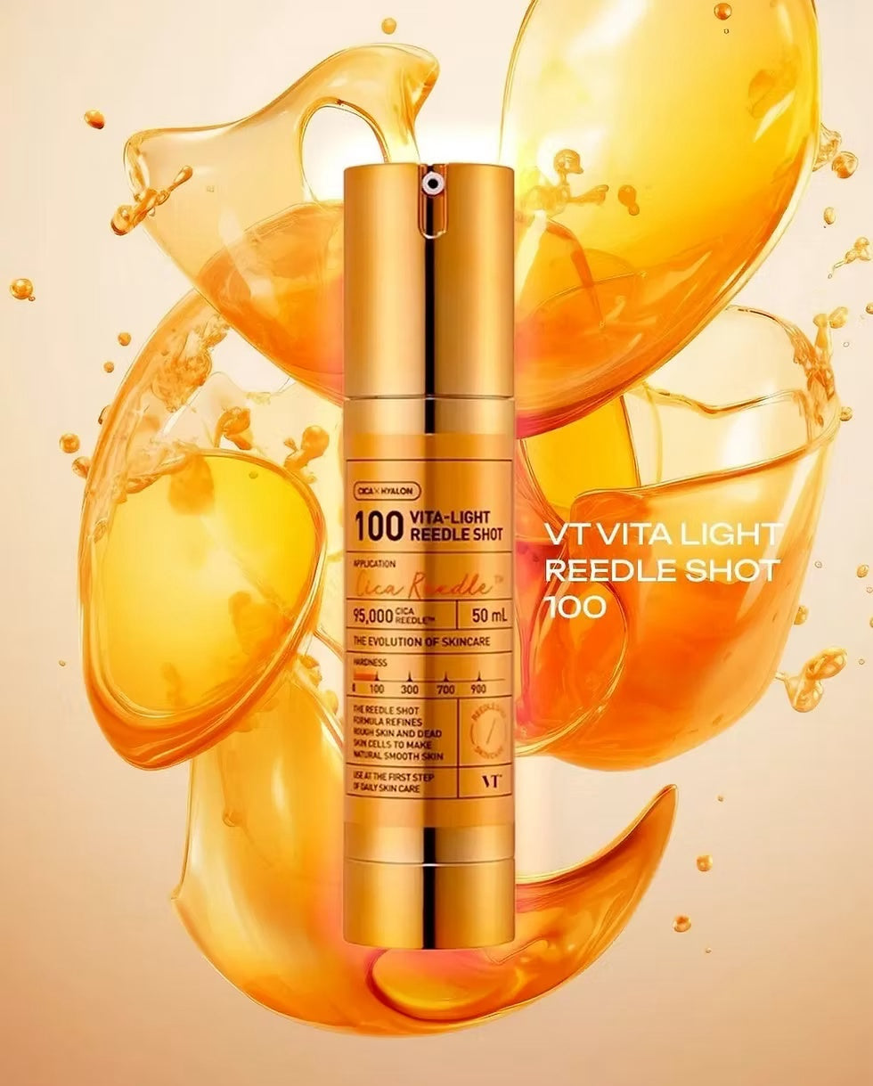 VT Cosmetics – Sérum Vita-Light Reedle Shot 100 50ml – Luminosidad y Renovación de la Piel