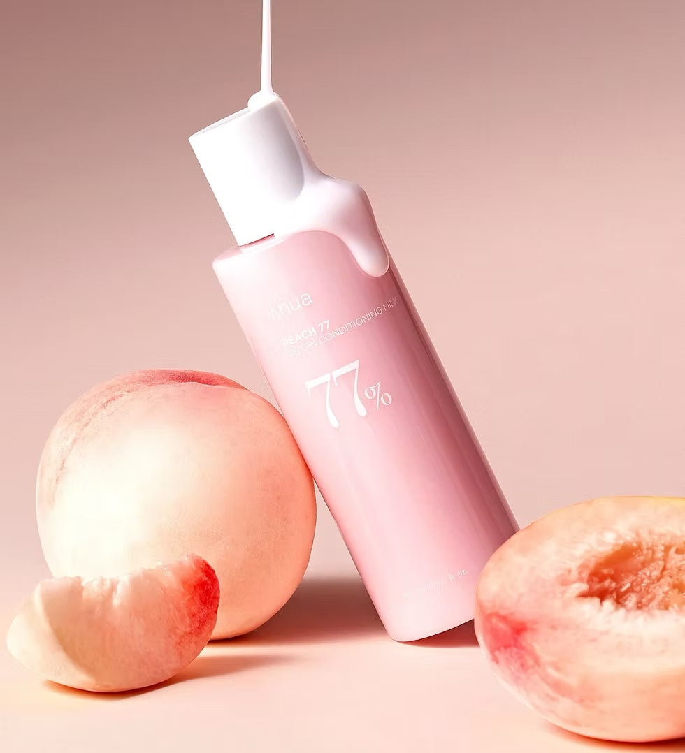 Anua – Leche Hidratante con 77% de Extracto de Melocotón y Niacinamida | Iluminadora y Suavizante (150 ml)