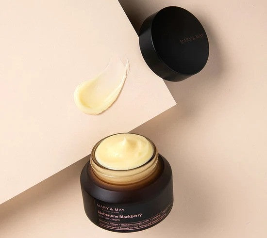 Mary&May – Crema Intensiva con Idebenona y Mora 70g – Antioxidante y Antiedad