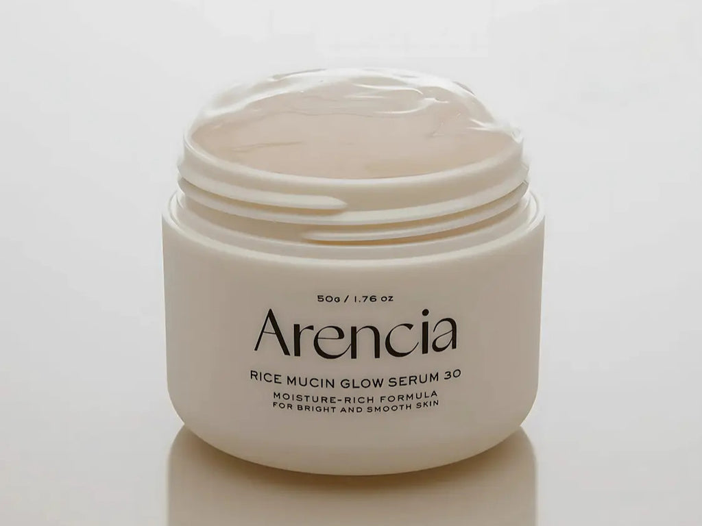 Arencia Rice Mucin Overnight Glow Face Mask Serum 30 ml (1.76 oz) – Sérum Nocturno Iluminador