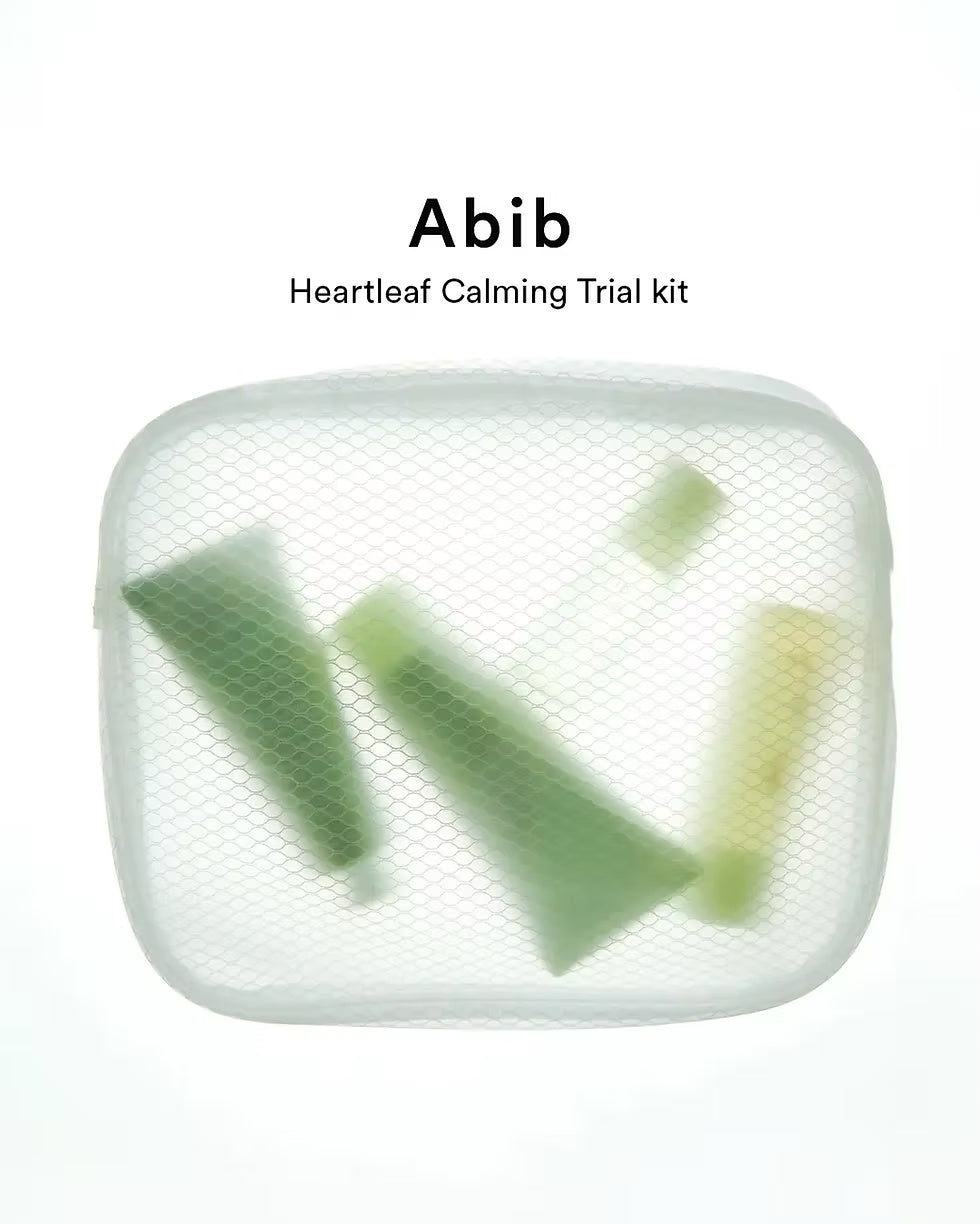 Abib – Kit de Prueba Heartleaf Calming (4 Piezas) – Rutina Calmante para Piel Sensible