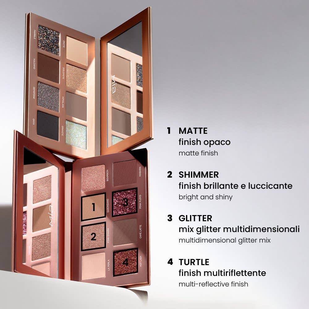 MIA COSMETICS SRL - PALETA DE SOMBRAS DE OJOS ROSE GAME